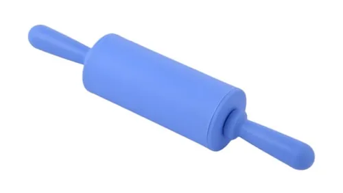 Kleines Silikon-Nudelholz BLAU 22cm