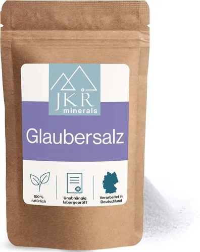 JKR Minerals Glaubersalz 200g | Glauber Salz in Lebensmittelqualität |