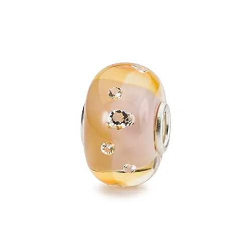 Trollbeads Joyful Diamond Sparkle Bead TGLBE-00213 - Bead Charms für Damen mit diamantähnlichem Glitzern, das Ihrem Armband eine luxuriöse Note verleiht und Freude sowie positive Erinnerungen symbolisiert.
