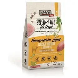 MAC s Dog Mono Light Hundetrockenfutter 750 Gramm - Monoprotein Light für ältere und übergewichtige Hunde, unterstützt Gelenke mit Glucosamin und Chondroitin