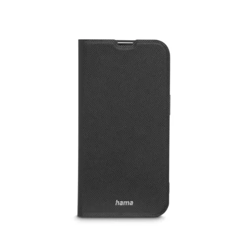 Hama Handyhülle für iPhone 13 - Klapphülle mit Magnetverschluss, extra Schutz für Display und Kamera, Kartenfächer und Standfunktion