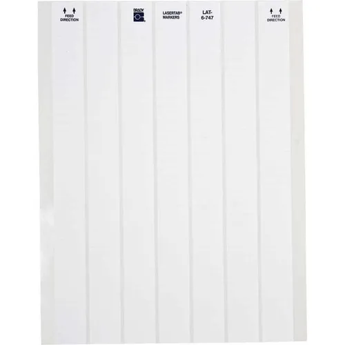 Brady LAT-6-747-10, 7-bahnige Kabelmarkierung aus Polyester, permanent