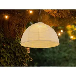 Solarhängeleuchte Weiß mit LED