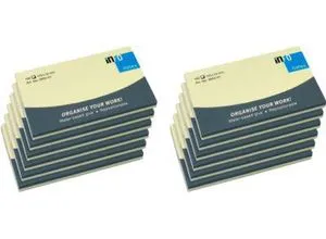 INFO Haftnotizen, 125 mm x 75 mm, 12 x 100 Blatt