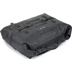 FC-Moto Ever-ST Roll-Top Hecktasche 32-40 L - Motorradkoffer mit Luftablassventil und abnehmbarem Schultergurt für flexibles Tragen und einfachen Zugang.