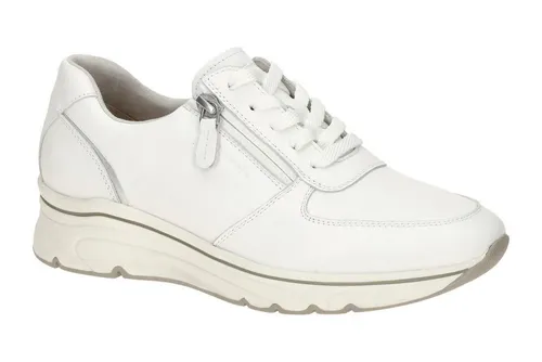 Tamaris 1-23711-42 Schnürschuh in Weiß - Größe 37 EU - Sportlicher Schnürschuh in Weiß mit hochwertigem Leder-Obermaterial. Ideal für den Alltag, bietet er Komfort und Stil dank der normalen Schuhweite und der Gummisohle.