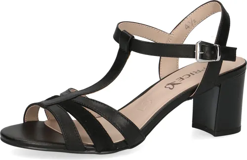 Caprice Damen Sandale T-Steg Schnalle Leder Sandalette 9-28308-42 - Wanderschuhe, elegante Sandalette aus hochwertigem Leder mit weicher Decksohle für optimalen Komfort und stilvolles Design, ideal für schicke Anlässe.