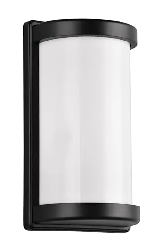 Trio R21186132 Außenwandleuchte Puelo 1x10W - Mattschwarz, IP44 - Lampen, wetterfest mit IP44-Schutz, ideal für den Außenbereich und sorgt für stilvolle Beleuchtung.