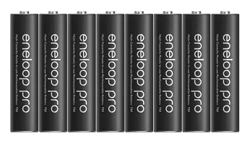 eneloop pro 8 Stück (2 x 4er Pack) AAA / Micro Akkus