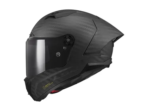 LS2 F805 THUNDER CARBON GP AERO Motorradhelm - Matt Carbon, Größe M - Motorradhelm aus Kohlefaser für optimale Sicherheit und Komfort, ECE-zugelassen, ideal für ATV, Motocross und Straßenfahrten. Perfekt für anspruchsvolle Fahrer.