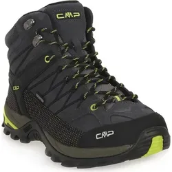 CMP Rigel Mid 3Q12947 Grey/Yellow EU43 - Bequeme Wanderschuhe - Wanderschuhe mit hochwertiger Verarbeitung und angenehmem Tragekomfort, ideal für Outdoor-Aktivitäten und Ausflüge in die Natur.