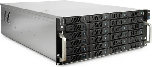 Inter-Tech IPC 4U-4724 - 4HE Rack Storage-System, für bis zu 24 Hot-Swap Festplatten und optimale Kühlung durch 5 Lüfter
