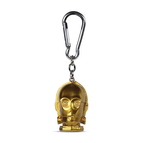 Star Wars 3D Schlüsselanhänger C-3PO Keychain Schlüsselring Anhänger NEU NEW