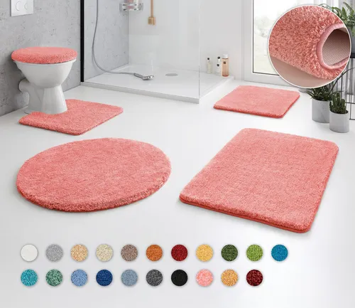 Kleine Wolke Badematte RELAX - Flauschiger Badteppich für Wohlfühlmomente - Erleben Sie Komfort im Badezimmer mit der Badematte „RELAX“ von Kleine Wolke. Der dichte, 30 mm hohe Flor ist rutschhemmend und pflegeleicht, ideal für jeden Raum.