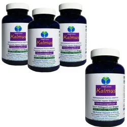 Kalmus-Wurzel 720 (4x180) Pulver Kapseln nach Hildegard von Bingen Magenwurz Magen Bitter(stoffe) APERITIF & DIGESTIF Verdauung Stoffwechsel NATUR PUR