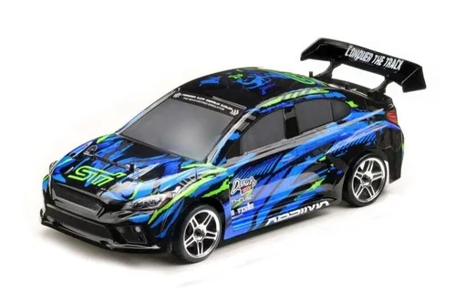 Absima ATC3.4 V2 Brushed - 1:10 RC Modellauto mit Allradantrieb - RC-Modelle mit 2 Rädersets für vielfältigen Fahrspaß: Chromfarbene On-Road-Räder für Asphalt und größere Rallye-Räder für Sand und Kies.