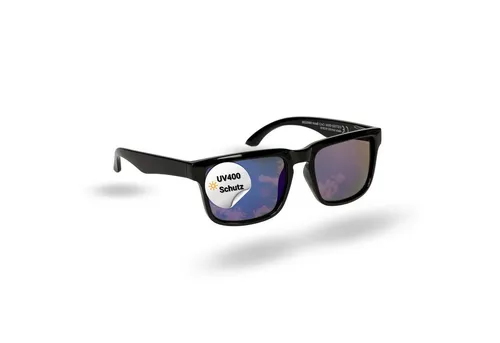 elasto Sonnenbrille Sunshine Brille UV-400 Schutz Schwarz