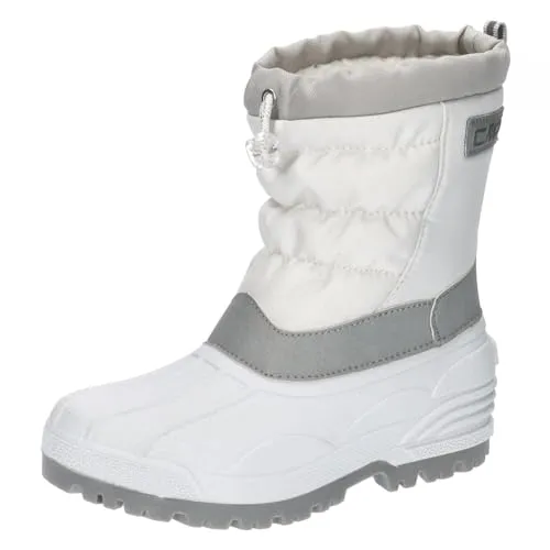 CMP Kids Hanki 3.0 Snow Boots bianco (A001) 30 - Wasserdichte Unisex-Winterschuhe für Kinder, ideal für Winteraktivitäten im Freien. Hoher Schnitt und warmes Kunstfell sorgen für optimalen Schutz und Komfort bei kalten Temperaturen.