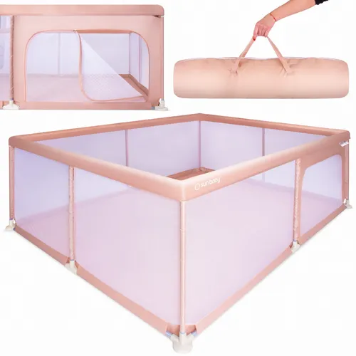 Laufgitter Laufstall für Babys 200 x 150 cm - Sicherer Spielbereich - Laufgitter für Babys, ideal für sicheres Spielen von 0-2 Jahren. Robuste Metallkonstruktion und rutschfeste Füße sorgen für maximale Sicherheit und Stabilität.