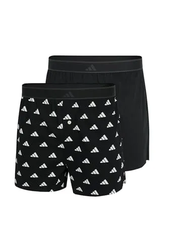 adidas Herren Boxershorts 2er Pack - Active Woven Unterwäsche für Komfort und Bewegungsfreiheit - Herren-Boxershorts im praktischen 2er Pack, aus atmungsaktivem Material für optimalen Tragekomfort und Bewegungsfreiheit.