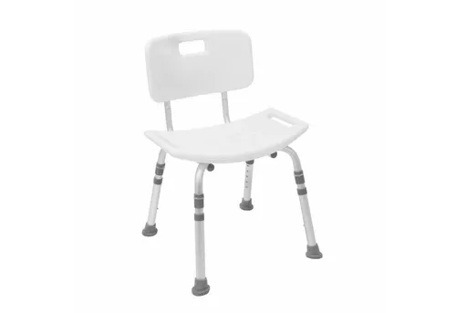 Drive Medical Hygienehocker DURO KD - Duschhocker für sicheres Duschen, leicht und zerlegbar für einfachen Transport. Mit verstellbaren Teleskopbeinen für individuelle Sitzhöhen und rutschfesten Gummifüßen für Stabilität.