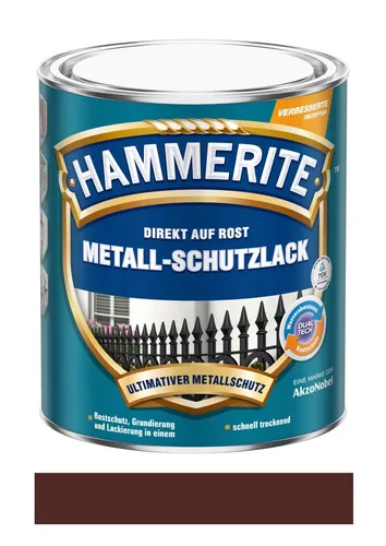 Hammerite Metallschutz-Lack Matt 250 ml Braun NEUWARE Art.Nr.5134907