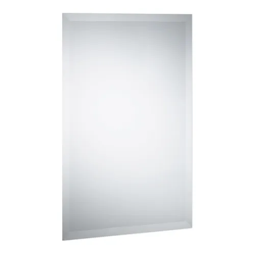 Facettenspiegel rahmenlos klar 40x60 cm - Eleganter Hängespiegel aus klarem Glas, ideal für moderne Wohnräume. Mit seinem facettierten Design verleiht er jedem Raum einen besonderen Akzent.