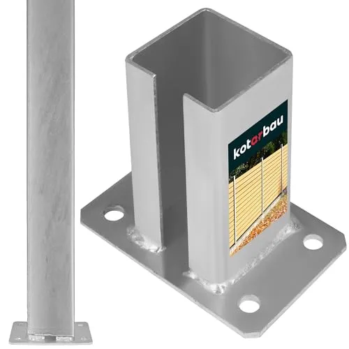 KOTARBAU® Pfostenträger für Zaunpfosten 80 x 80 mm