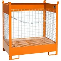 BAUER Fass-Stapelpalette FSP-2-D mit Drahtgitter von Bauer