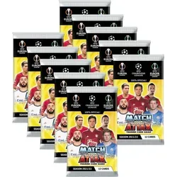 Topps Champions League 2021/22 - Trading Cards - 10 Booster - Sammelkarten: 10 Booster mit je 12 zufälligen Karten aus der Topps Champions League 2021/22 für Sammler und Fans!