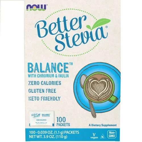 NOW FOODS BetterStevia® Balance™ mit Chrom und Inulin