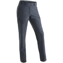 Maier Sports Latit Damen Wanderhose grau - Gr. 42 - Wanderhose für Damen, gefertigt aus elastischem mSTRETCH Pro 4 Eco Gewebe, bietet optimale Bewegungsfreiheit und schnelltrocknende Eigenschaften für jedes Outdoor-Abenteuer.