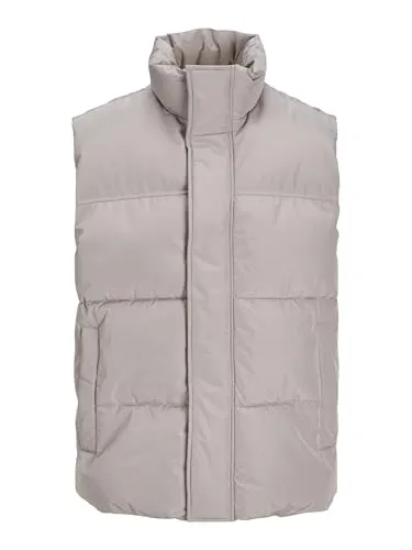 JACK & JONES Steppweste für Herren - Herren-Westen, normal geschnitten, aus 100% recyceltem Polyester für umweltbewusste Mode und optimalen Tragekomfort.