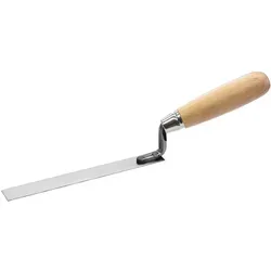 Berliner Stecherkelle, Rostf., Holz,180x30mm
