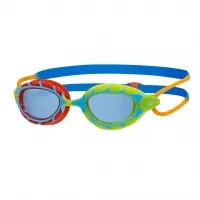 Zoggs Kinder Schwimmbrille Predator – Rot/Grün/Blau/Orange von Zoggs