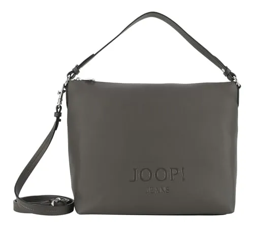 Joop Jeans Damen Hobo Lettera 1.0 Dalia - Damen-Schultertaschen – elegante darkgrey Tasche mit praktischen Innenfächern und sicherem Reißverschluss, ideal für Alltag, Büro oder besondere Anlässe.