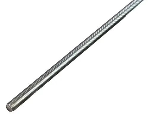 ALBERTS 1 m Gewindestange M10 Stahl roh galvanisch blau verzinkt 1000x10x10 mm
