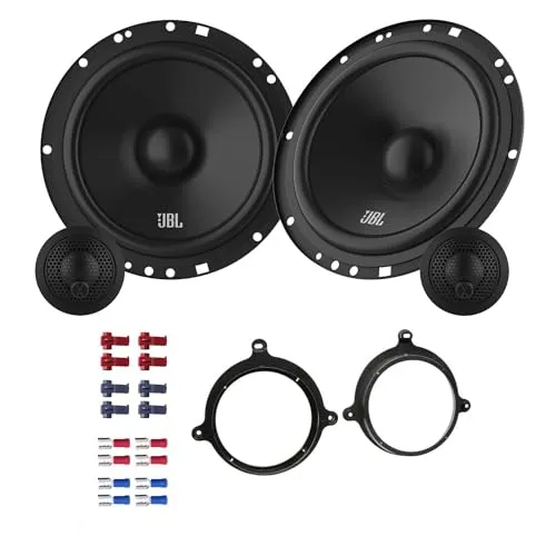 JBL Stage161CFS Lautsprecher mit Einbauset passend für Mercedes A-Klasse W168 1997-2004 Türen vorne 450 Watt 165mm 2 Wege Kompo