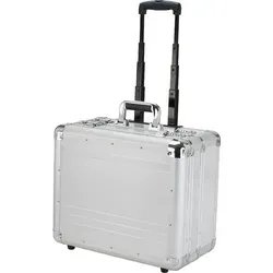 ALUMAXX 45150 Multifunktions Koffer CHALLENGER - Vielseitiger Pilotentrolley aus Aluminium mit anpassbaren Fächern und Zahlenschlössern. Ideal als Aktenkoffer, Fotokoffer oder Werkzeugkoffer für einen organisierten Transport.