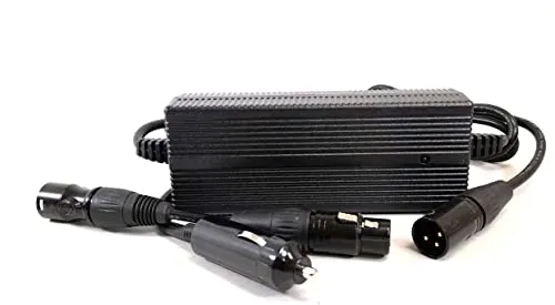 Enerpower DC-DC Kfz Ladegerät 12V-24V Li-Ion auf 54,6V (48V Li-Ion) 1,5A für Wohnmobile, Boote, LKW´s etc. (XLR-3)