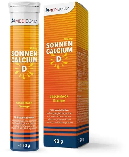 MEDIBOND Healthcare GmbH Sonnencalcium D Medibond Brausetabletten 20 Stück - 20 Brausetabletten 18066287