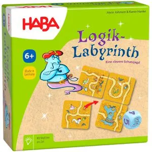 Haba Kartenspiel 1301886001, Logik-Labyrinth, ab 6 Jahre, 2-4 Spieler