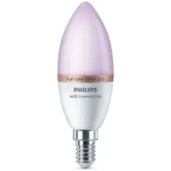Philips Kerze 4,9 W (entspr. 40 W) C37 E14, Wi-Fi/Bluetooth, Wi-Fi 4 (802.11n), 802.11b, 802.11g, LED, E14, C37, Multi