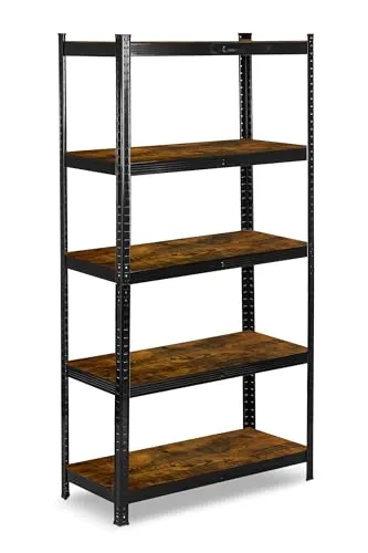 Humberg Schwerlastregal Metallregal mit 5 Ablagen – Belastbar bis 875 kg