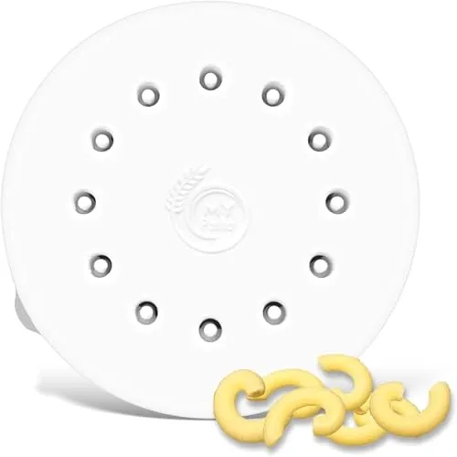 MY Pasta Nudelmaschinen-Scheibenmatrizen | Advance Pasta-Scheibenmatrize für hausgemachte, kompatibel mit Philips Serie 7000 | Philips (Hörnchen)