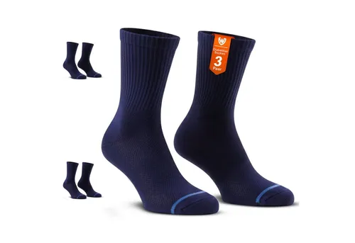 German Wear Diabetikersocken GW283 Diabetikersocken 3er Pack (3er-Pack) Nicht einschnürende Diabetikersocken für Snsitive Füße