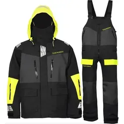Team Norway Offshore Ocean Anzug Größe L - Laufbekleidung für Offshore Angler und Segler, mit 5000mm Wassersäule, hoher Tragekomfort durch Mesh-Futter und zahlreichen praktischen Taschen.