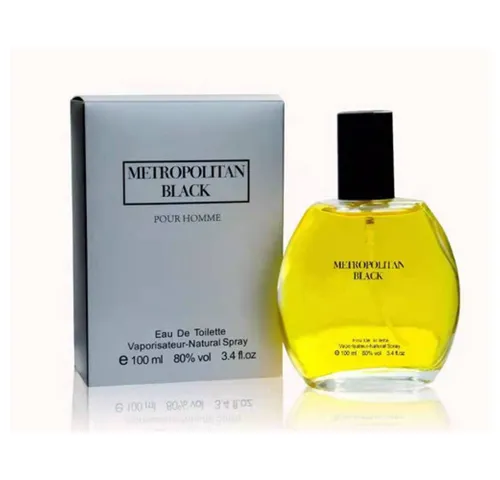 Stolz GmbH Eau de Toilette Herren Parfum Metropolitan Black Eau de Toilette Inhalt ca. 100ml, 1-tlg.