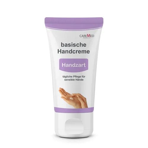 Caremed Handzart Basische Handcreme pH-Wert 8,0 75 ml mit MandelöL und Panthenol