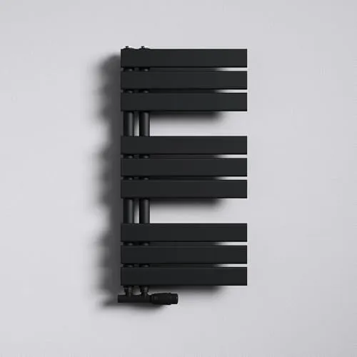 Mai & Mai Badheizkörper Handtuchheizkörper 76x40cm Anthrazit - Handtuchwärmer mit hochwertigem kohlenstoffarmem Stahl, rostfrei und korrosionsbeständig. Einfache Montage und flexible Anschlussmöglichkeiten für jeden Bedarf.